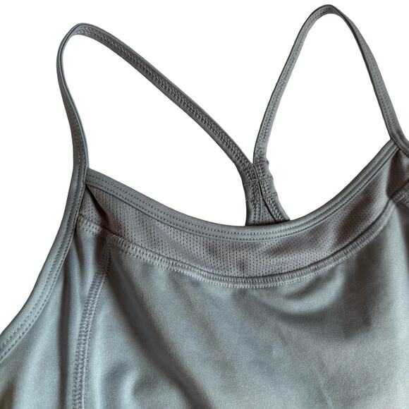 Champion Girls Large Gray Active Tank Racerback Adjustable Hem - Picture 2 of 11